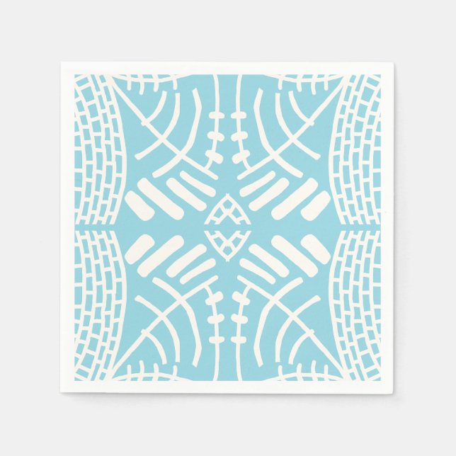 Servilleta De Papel doodle abstracto moderno (Anverso)