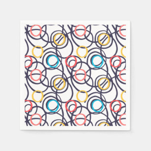 Servilleta De Papel Doodles Funky Scribled