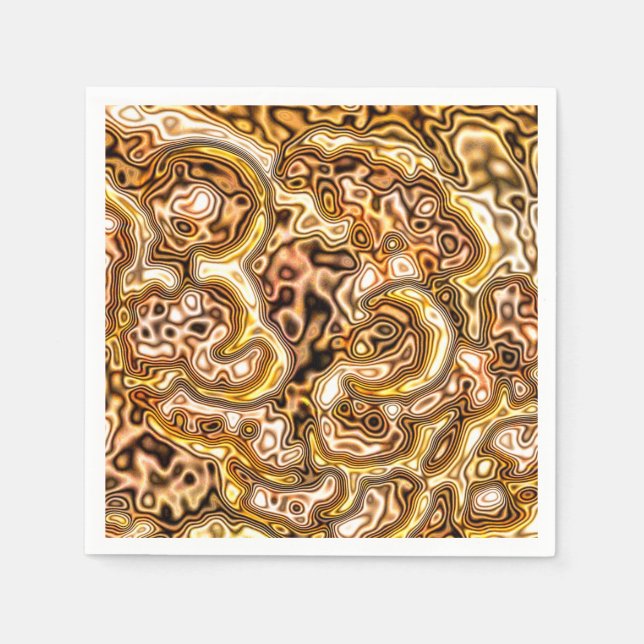 SERVILLETA DE PAPEL DORADO (Anverso)