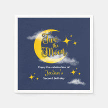 Dos a la Luna Cumpleaños 2 Elegante Sin Distinción