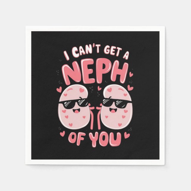 Servilleta De Papel Dos adorables riñones personalizados (Anverso)