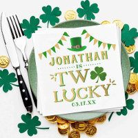Dos afortunados San Patricio segundo cumpleaños