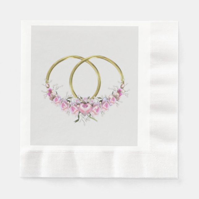 Servilleta De Papel Dos como papel de cena redonda (Anverso)