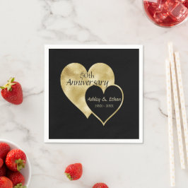 Servilleta De Papel Dos corazones