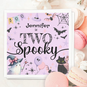 Servilleta De Papel Dos Fantasma Morado Fantasma Halloween Segundo Cum