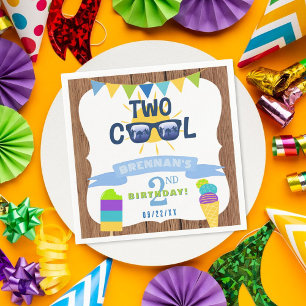 Servilleta De Papel Dos Fiestas de Guay Summer Vibes 2º cumpleaños