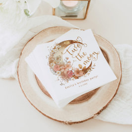 Servilleta De Papel Dos fiestas de segundo cumpleaños del chica rosa d