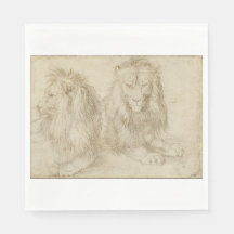 Dos Leones (Animales Silvestres) (Albrecht Durer)
