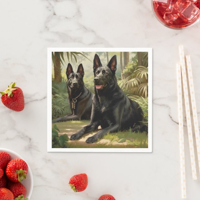 Servilleta De Papel Dos perros (In situ)