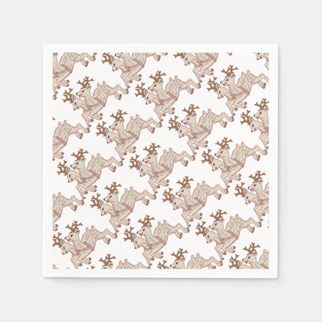 Servilleta De Papel Dos renos (Anverso)