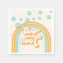 Servilleta De Papel DOS Retos de Guay Retro Boy 2º Cumpleaños