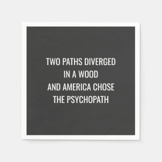 SERVILLETA DE PAPEL DOS RUTAS DIVERGIDAS