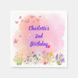 Servilleta De Papel "Dos salvajes y llenos de maravilla" Fiesta de seg