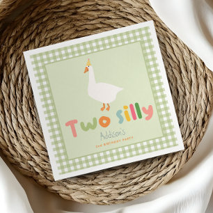 Servilleta De Papel Dos Silly Farmyard se ganan el segundo cumpleaños