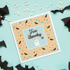 Servilleta De Papel Dos Sombríos Sexo Neutral Halloween Segundo Cumple