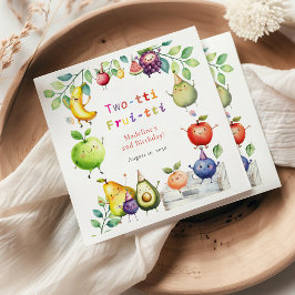 Servilleta De Papel Dos tti Frutti Cute Fruits Segundo Fiesta de cumpl