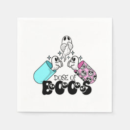 Servilleta De Papel Dosis de Boos Funny Fantasma Halloween