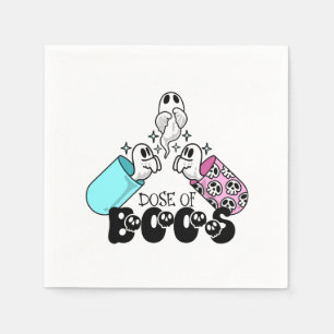 Servilleta De Papel Dosis de Boos Funny Fantasma Halloween