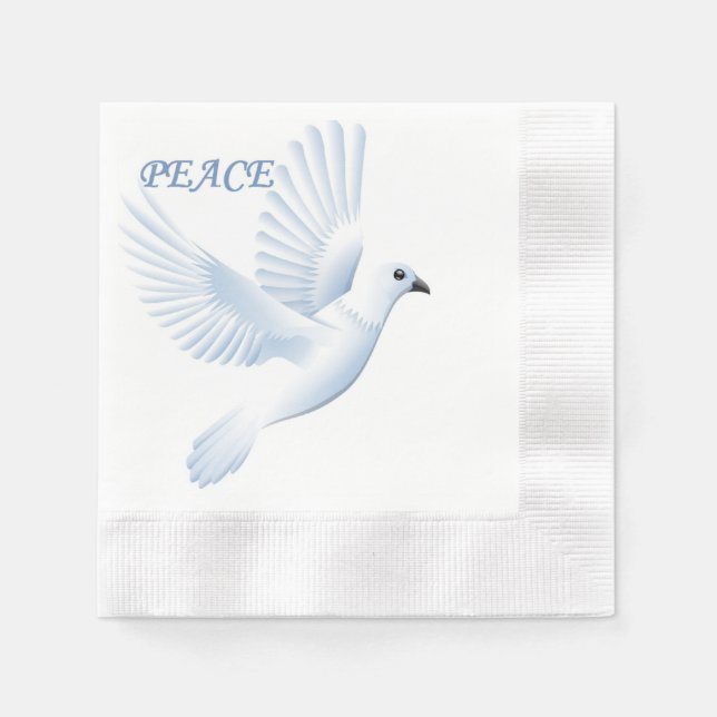 SERVILLETA DE PAPEL DOVE DE LA PAZ (Anverso)