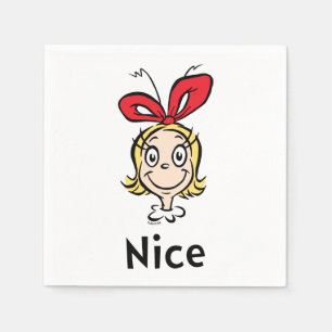 Servilleta De Papel Dr. Seuss Cindy Lou Quién es Amable