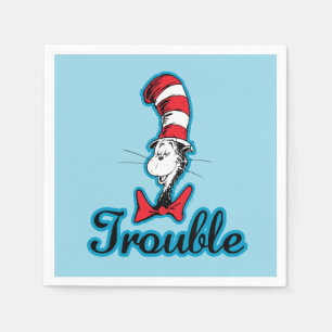 Servilleta De Papel Dr. Seuss   Gato en el problema del Gorra