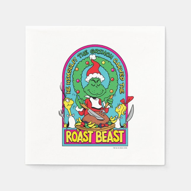 Servilleta De Papel Dr. Seuss | Gráfico de Bruto Asado (Anverso)