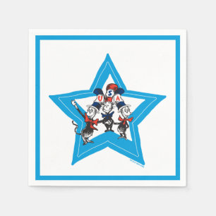 Servilleta De Papel Dr. Seuss Gráfico de Gorras de Little Cats USA