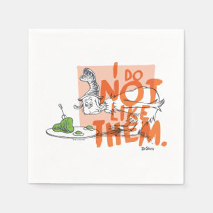 Servilleta De Papel Dr. Seuss Guy-Am-I "No Me Gustan"