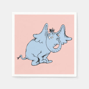 Servilleta De Papel Dr. Seuss   Horton de lado