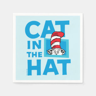 Servilleta De Papel Dr. Seuss   Logotipo del gato en el sombrero