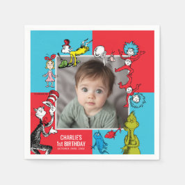 Servilleta De Papel Dr. Seuss - Personajes | Cumpleaños de Niños