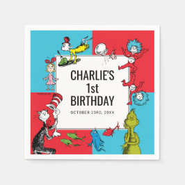 Servilleta De Papel Dr. Seuss - Personajes | Cumpleaños de niños