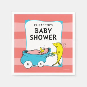 Servilleta De Papel Dr. Seuss Un pez - Baby Shower Chica
