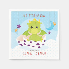 Servilleta De Papel Dragon Baby Shower
