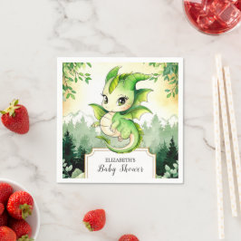 Servilleta De Papel Dragon Baby Shower