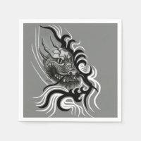 Dragón chino en tatuaje