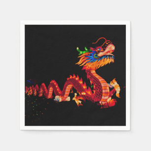 Servilleta De Papel Dragón del desfile chino