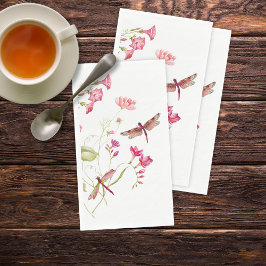 Servilleta De Papel Dragón floral rosa