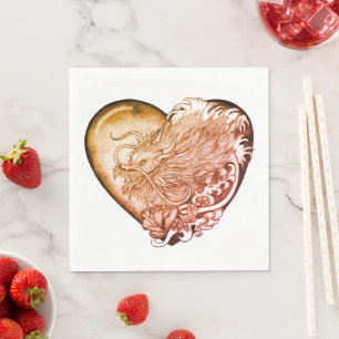 Servilleta De Papel Dragon Heart