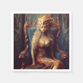 Servilleta De Papel Dragon Lady