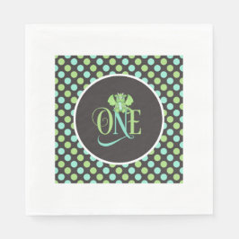 Servilleta De Papel Dragon Napkins de Cumpleaños 1 - UNO