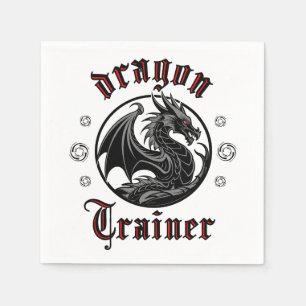 Servilleta De Papel Dragon Trainer Fantasy Lizard Creatura Mítica