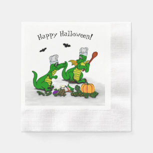 Servilleta De Papel Dragones - ¡Feliz Halloween! Hoy cocinaré