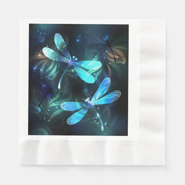 Servilleta De Papel Dragonflies (Anverso)