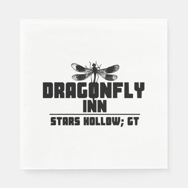 Servilleta De Papel Dragonfly Inn (Anverso)