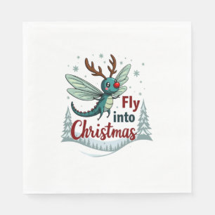 Servilleta De Papel Dragonfly reno