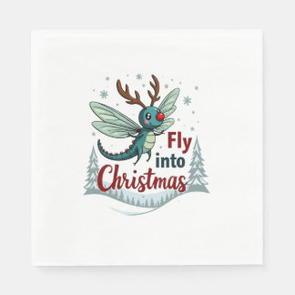 Servilleta De Papel Dragonfly reno
