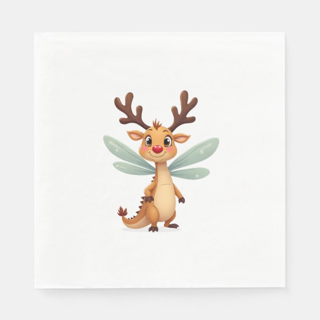 Servilleta De Papel Dragonfly reno (Anverso)