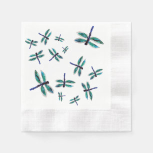 Servilleta De Papel Dragonisca turquesa