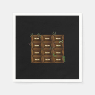 Servilleta De Papel Drawers apothecarios de Whimsigoth